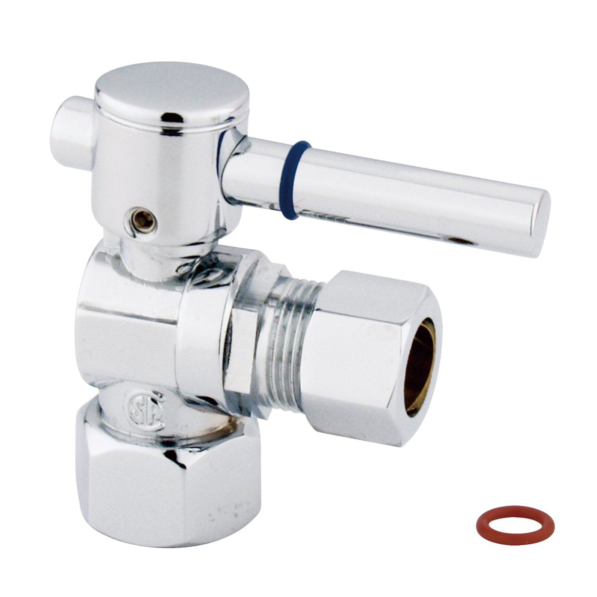 Kingston Brass Fauceture 1/2" IPS, 1/2" O.D. Compression Angle Valve-Bathroom Accessories-Free Shipping-Directsinks.