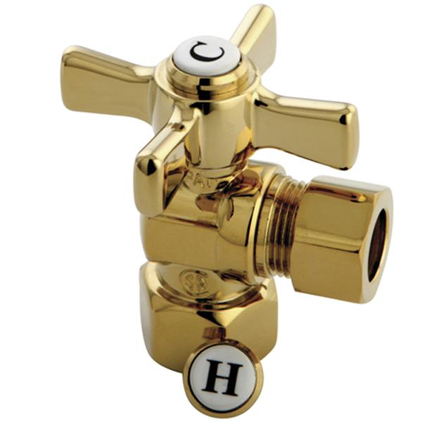 Kingston Brass Millennium 1/2" FIP x 1/2" OD Compression Angle Valve-Bathroom Accessories-Free Shipping-Directsinks.