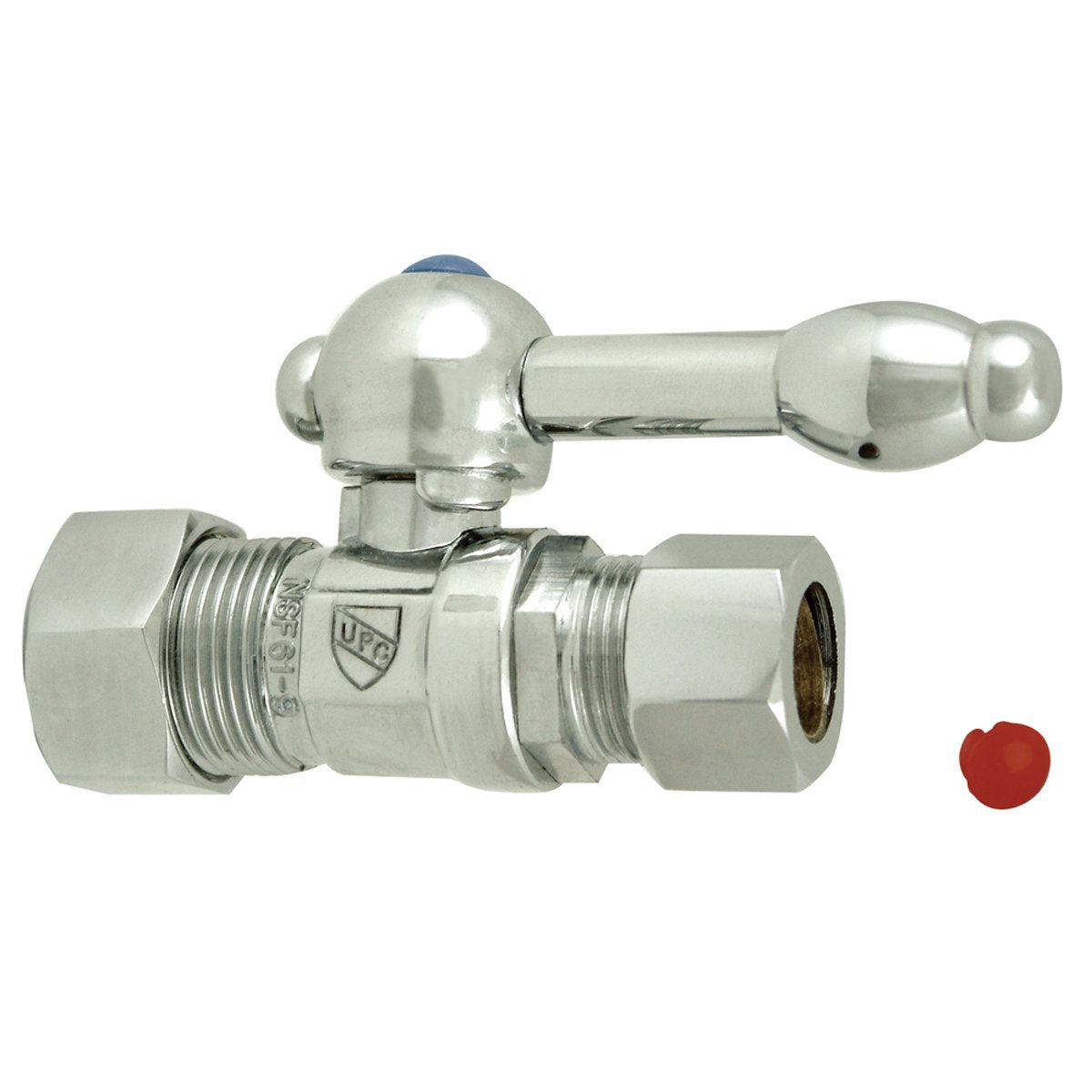 Kingston Brass Vintage Straight Stop with 5/8" OD Compression x 1/2" OD Compression-Bathroom Accessories-Free Shipping-Directsinks.