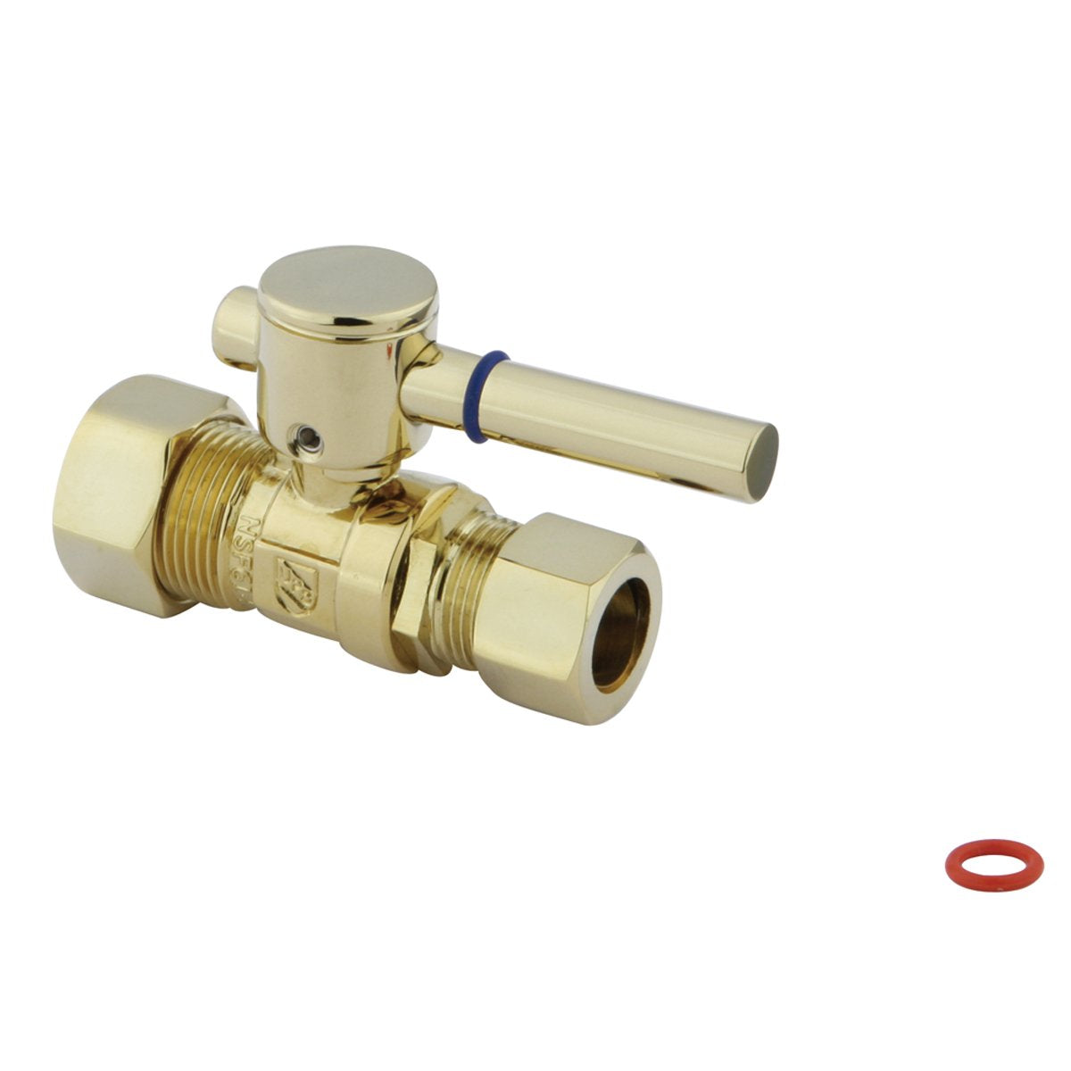 Kingston Brass Concord Straight Stop with 5/8" OD Compression x 1/2" OD Compression-Bathroom Accessories-Free Shipping-Directsinks.
