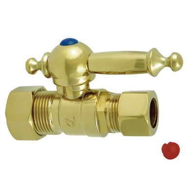 Kingston Brass English Vintage Straight Stop with 5/8" OD Compression x 1/2" OD Compression-Bathroom Accessories-Free Shipping-Directsinks.
