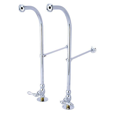 Kingston Brass Vintage Rigid Freestanding Classic Supply Lines with Shut-off Valves-Bathroom Accessories-Free Shipping-Directsinks.