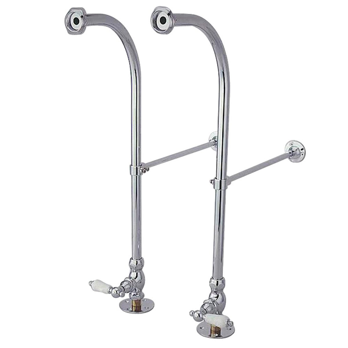 Kingston Brass Rigid Freestand Supplies with Stops