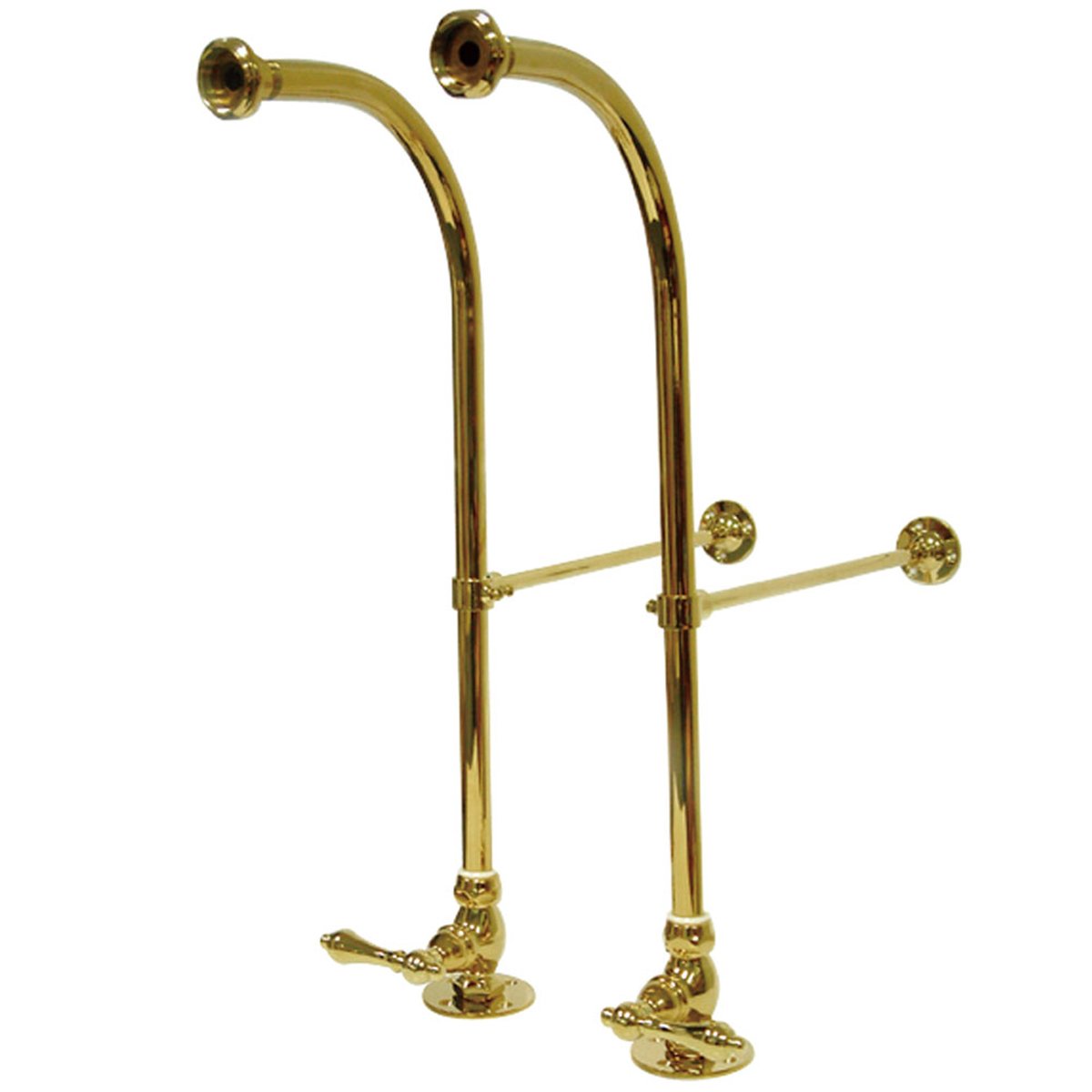 Kingston Brass Vintage Rigid Freestanding Classic Supply Lines with Shut-off Valves-Bathroom Accessories-Free Shipping-Directsinks.