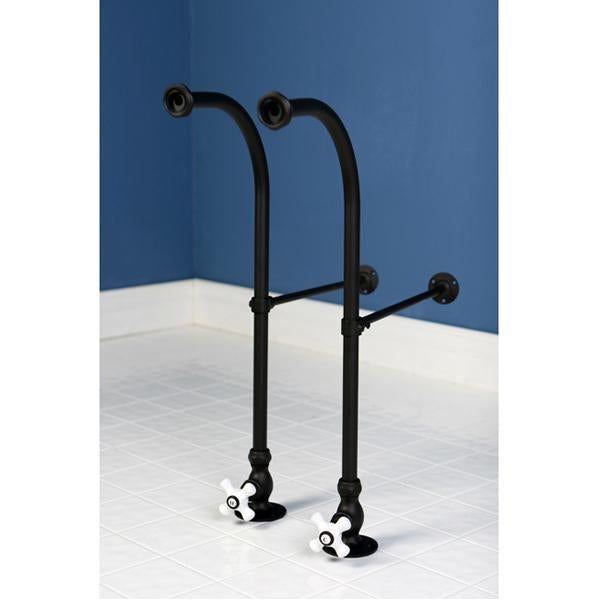 Kingston Brass Vintage Rigid Freestanding Supply Lines with Shut-off Valves-Bathroom Accessories-Free Shipping-Directsinks.