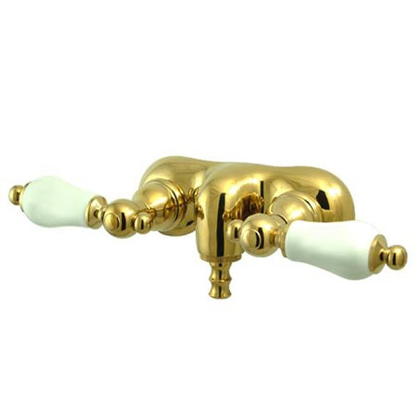 Kingston Brass Vintage Wall Mount Clawfoot 3-3/8" Tub Filler-Tub Faucets-Free Shipping-Directsinks.