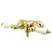 Kingston Brass Vintage Wall Mount Clawfoot 3-3/8" Tub Filler-Tub Faucets-Free Shipping-Directsinks.