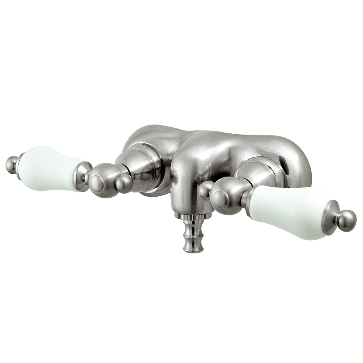 Kingston Brass Vintage Wall Mount Clawfoot 3-3/8" Tub Filler-Tub Faucets-Free Shipping-Directsinks.