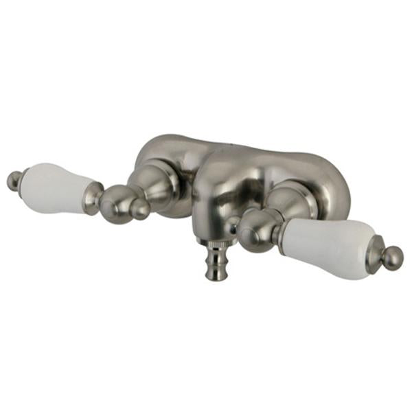 Kingston Brass Vintage Wall Mount Clawfoot 3-3/8" Tub Filler-Tub Faucets-Free Shipping-Directsinks.