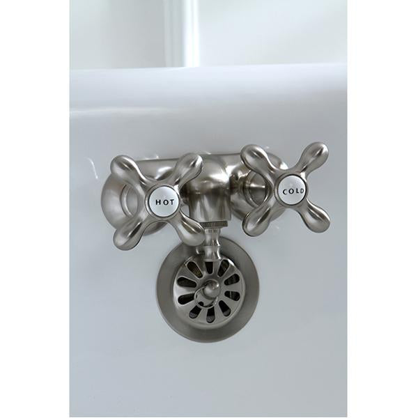 Kingston Brass Vintage 3-3/8" Classic Wall Mount Clawfoot Tub Filler-Tub Faucets-Free Shipping-Directsinks.