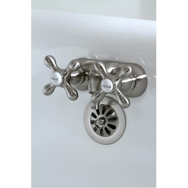 Kingston Brass Vintage 3-3/8" Classic Wall Mount Clawfoot Tub Filler-Tub Faucets-Free Shipping-Directsinks.