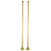 Kingston Brass Vintage Straight Bath Supply Lines in Polished Brass-Bathroom Accessories-Free Shipping-Directsinks.