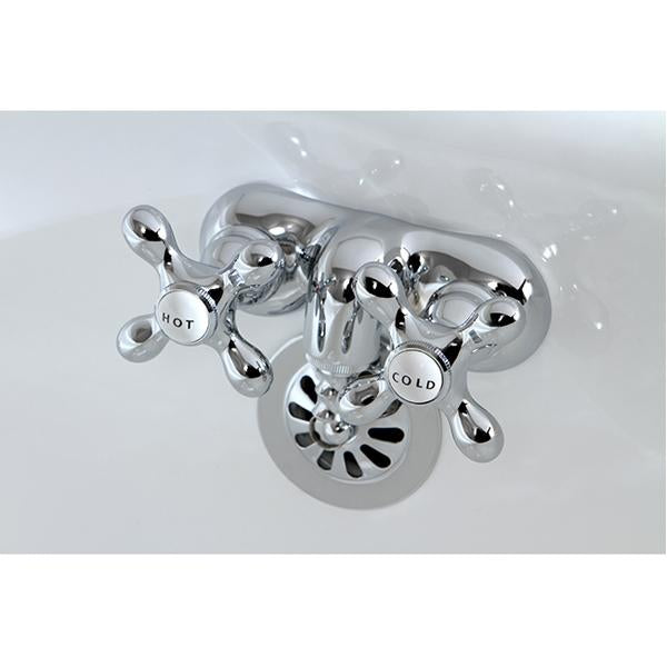 Kingston Brass Vintage 3-3/8" Classic Wall Mount Clawfoot Tub Filler-Tub Faucets-Free Shipping-Directsinks.