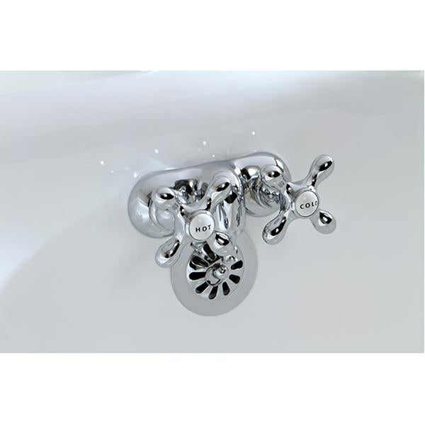 Kingston Brass Vintage 3-3/8" Classic Wall Mount Clawfoot Tub Filler-Tub Faucets-Free Shipping-Directsinks.