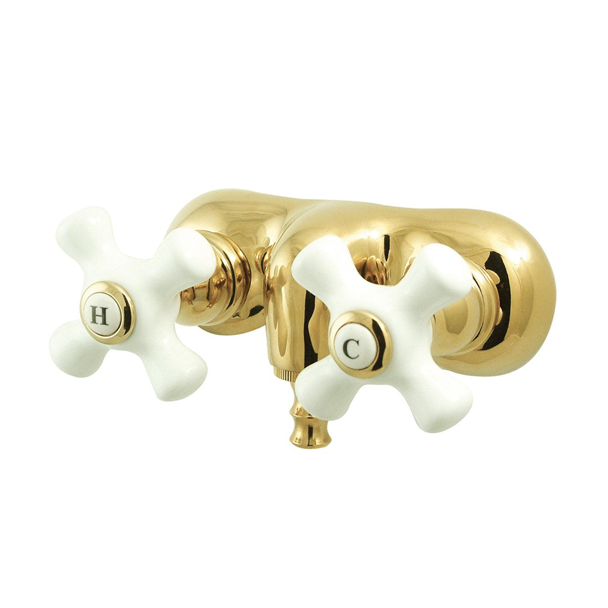 Kingston Brass Vintage 3-3/8" Wall Mount Clawfoot Tub Filler Faucet-Tub Faucets-Free Shipping-Directsinks.