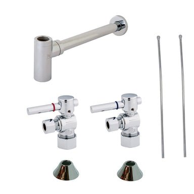 Kingston Brass Trimscape Contemporary Plumbing Sink Trim Kit with P Trap for Lavatory and Kitchen-Bathroom Accessories-Free Shipping-Directsinks.