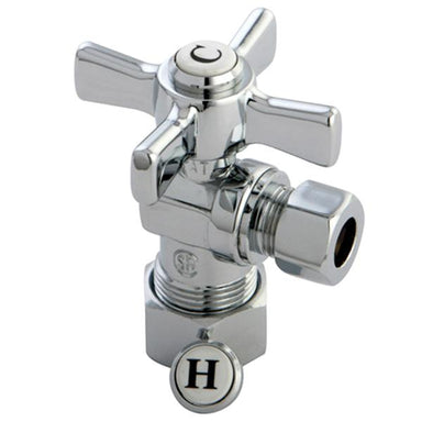 Kingston Brass Millennium 5/8" OD Compression x 3/8" OD Compression Angle Valve-Bathroom Accessories-Free Shipping-Directsinks.