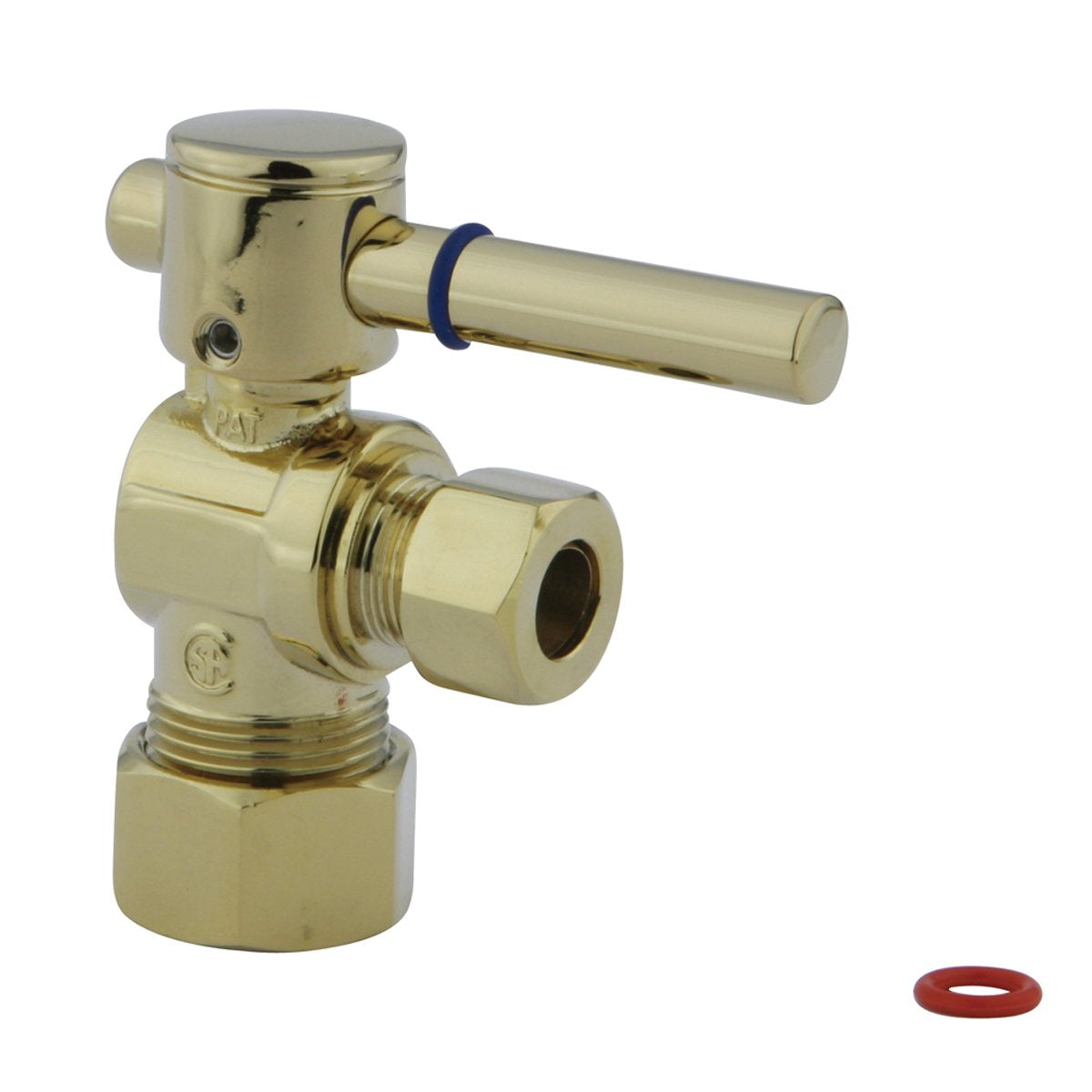 Kingston Brass Concord Angle Stop with 5/8" OD Compression x 3/8" OD Compression-Bathroom Accessories-Free Shipping-Directsinks.