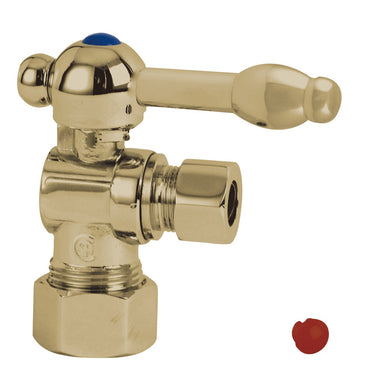 Kingston Brass Vintage Angle Stop with 5/8" OD Compression x 3/8" OD Compression-Bathroom Accessories-Free Shipping-Directsinks.