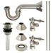 Kingston Brass Trimscape Traditional Plumbing Sink Trim Kit without Overflow Hole with P Trap for Vessel Sink-Bathroom Accessories-Free Shipping-Directsinks.