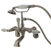 Kingston Brass Vintage Wall Mount Clawfoot Tub Filler Faucet with Hand Shower-Tub Faucets-Free Shipping-Directsinks.