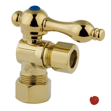Kingston Brass English Vintage Angle Stop with 5/8" OD Compression x 1/2" OD Compression-Bathroom Accessories-Free Shipping-Directsinks.