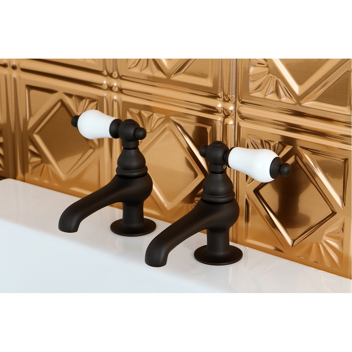 Kingston Brass Vintage Lever-Handle Basin Faucet-DirectSinks