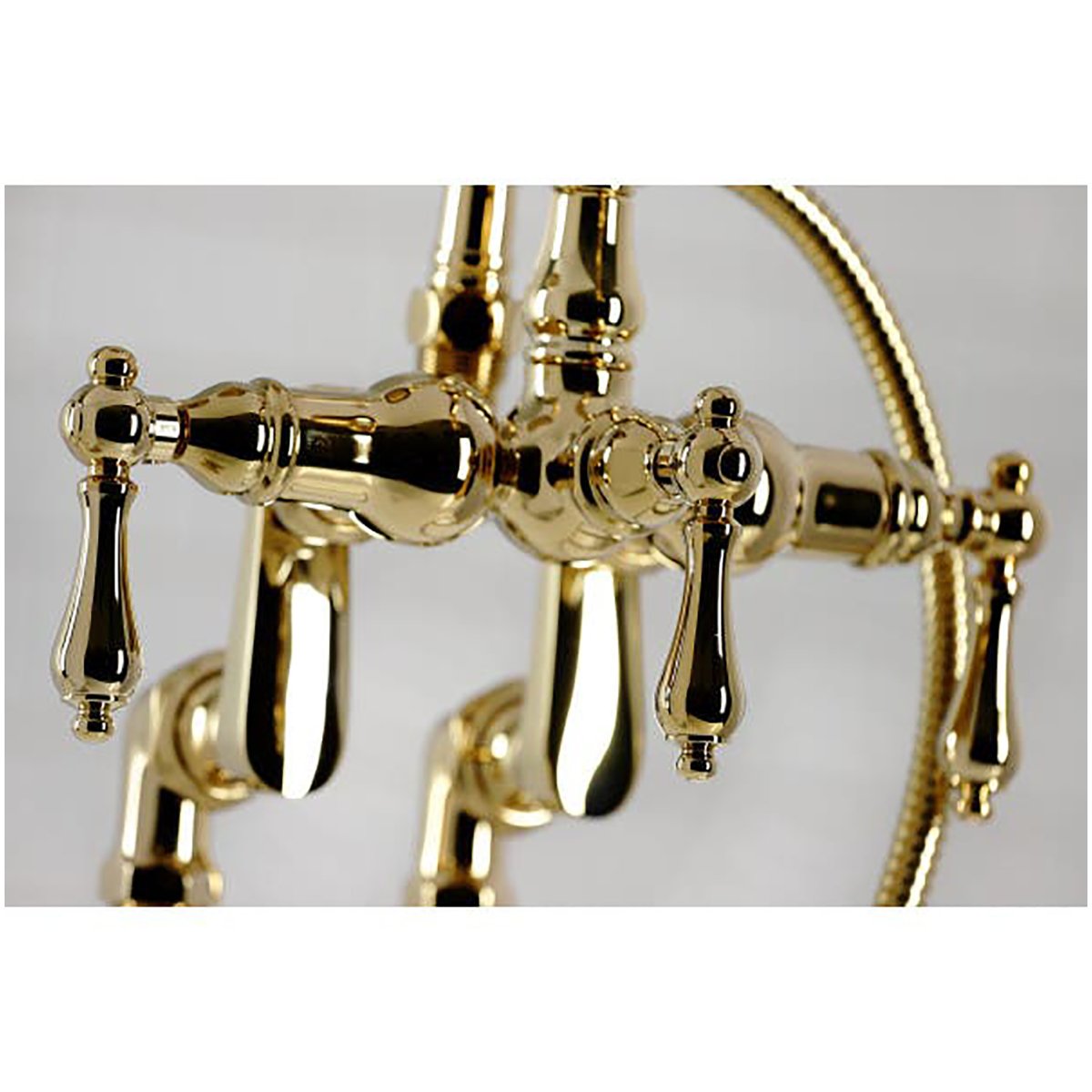 Kingston Brass CC6013TX-P Vintage Clawfoot Tub Faucet with Hand Shower
