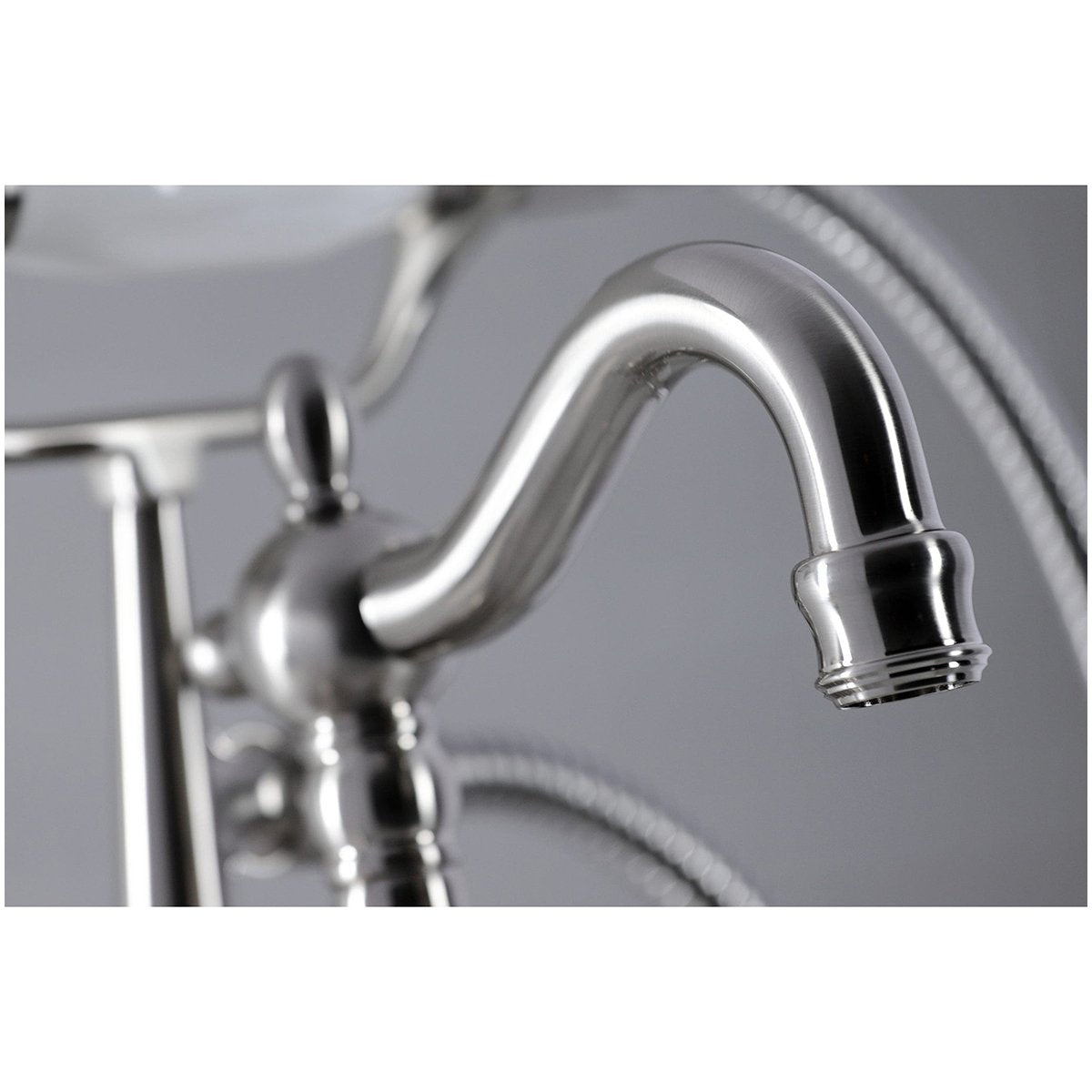 Kingston Brass CC6013TX-P Vintage Clawfoot Tub Faucet with Hand Shower