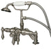 Kingston Brass Vintage Deck Mount Clawfoot Tub Filler Faucet with Hand Shower-Tub Faucets-Free Shipping-Directsinks.