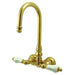 Kingston Brass Vintage Wall Mount 3-3/8" Classic Clawfoot Tub Filler Faucet-Tub Faucets-Free Shipping-Directsinks.