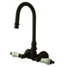 Kingston Brass Vintage Wall Mount 3-3/8" Classic Clawfoot Tub Filler Faucet-Tub Faucets-Free Shipping-Directsinks.