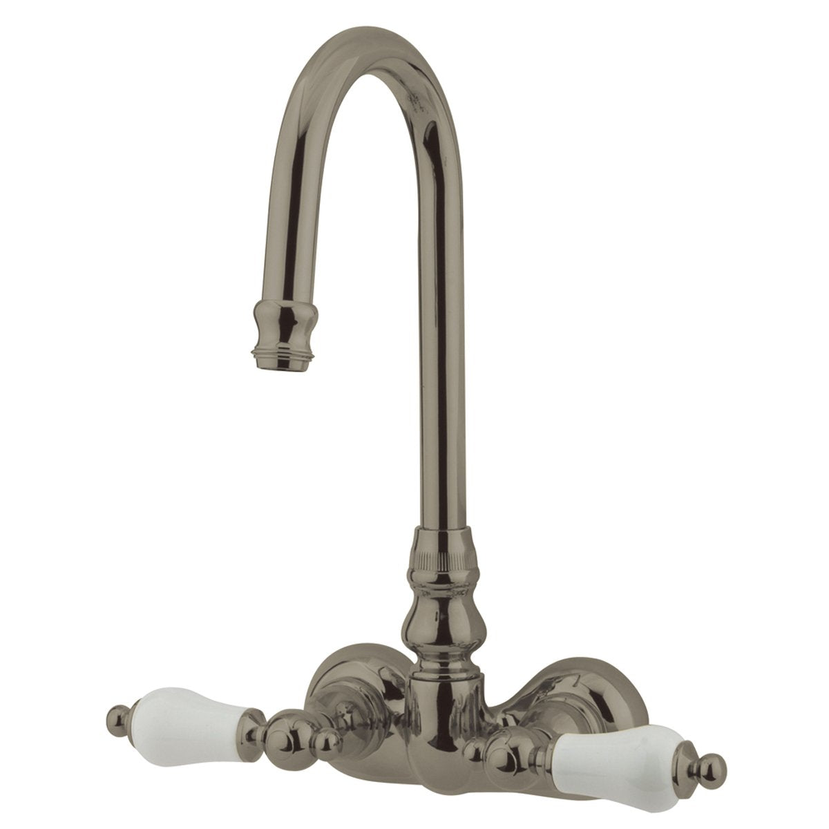 Kingston Brass Vintage 3-3/8" Spread Classic Wall Mount Clawfoot Tub Filler-Tub Faucets-Free Shipping-Directsinks.