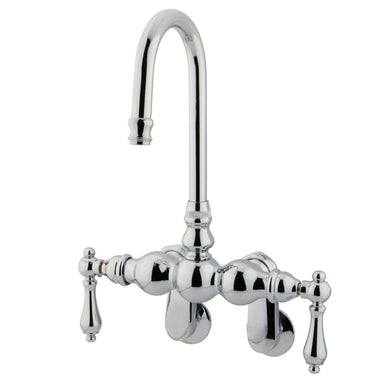 Kingston Brass Vintage Classic Wall Mount Clawfoot Tub Filler Faucet-Tub Faucets-Free Shipping-Directsinks.