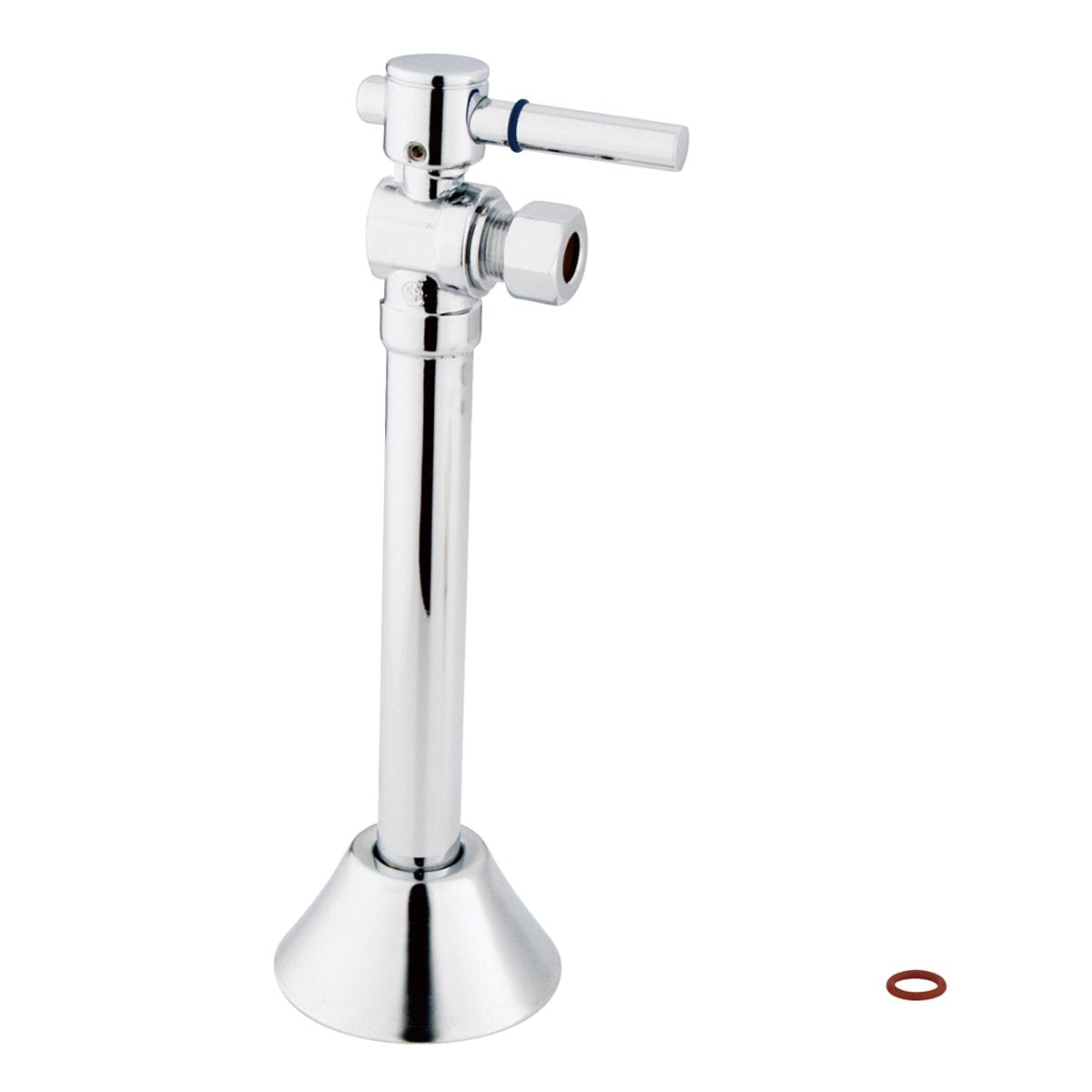 Kingston Brass Concord 1/2" Sweat, 3/8" OD Compression Angle Shut-off Valve with 5" Extension-Bathroom Accessories-Free Shipping-Directsinks.