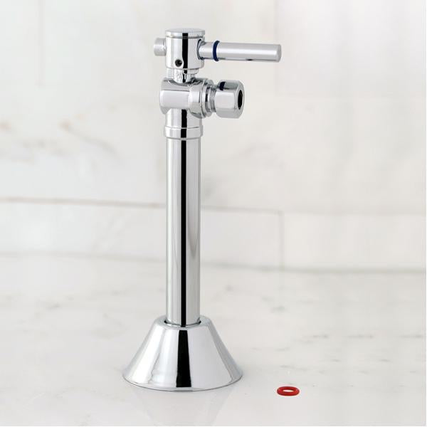 Kingston Brass Concord 1/2" Sweat, 3/8" OD Compression Angle Shut-off Valve with 5" Extension-Bathroom Accessories-Free Shipping-Directsinks.
