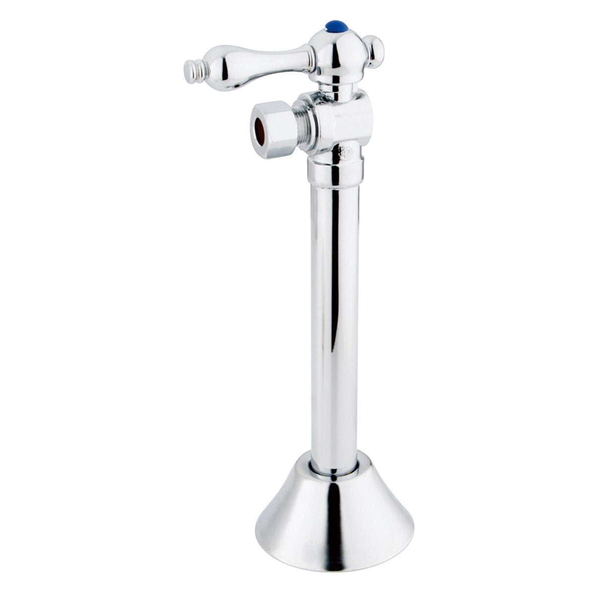 Kingston Brass Vintage 1/2" Sweat, 3/8" OD Compression with 5" Extension Angle Shut-off Valve-Bathroom Accessories-Free Shipping-Directsinks.
