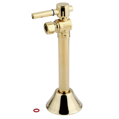 Kingston Brass Fauceture 1/2" Sweat, 3/8" O.D. Compression Angle Shut-off Valve with 5" Extension-Bathroom Accessories-Free Shipping-Directsinks.