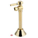 Kingston Brass Fauceture 1/2" Sweat, 3/8" O.D. Compression Angle Shut-off Valve with 5" Extension-Bathroom Accessories-Free Shipping-Directsinks.