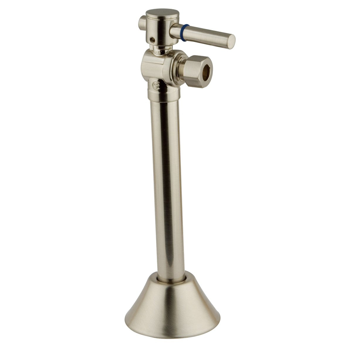 Kingston Brass Fauceture 1/2" Sweat, 3/8" O.D. Compression Angle Shut-off Valve with 5" Extension-Bathroom Accessories-Free Shipping-Directsinks.