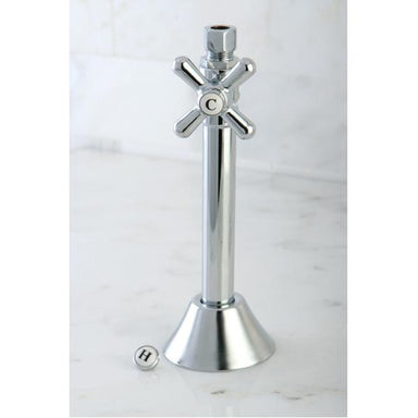 Kingston Brass Vintage Straight Stop with 1/2" Sweat, 3/8" OD Compression Angle and 5" Extension-Bathroom Accessories-Free Shipping-Directsinks.