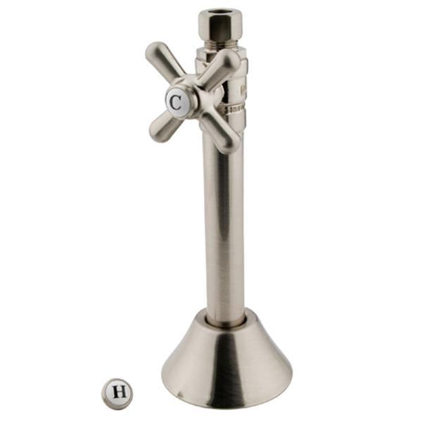 Kingston Brass Vintage Straight Stop with 1/2" Sweat, 3/8" OD Compression Angle and 5" Extension-Bathroom Accessories-Free Shipping-Directsinks.