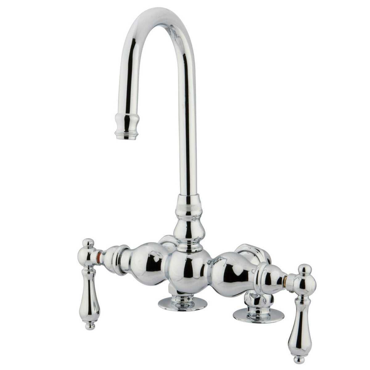Kingston Brass Vintage Deck Mount Clawfoot Tub Filler Faucet-Tub Faucets-Free Shipping-Directsinks.