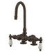 Kingston Brass Vintage 3-3/8" Deck Mount Clawfoot Tub Filler Faucet-Tub Faucets-Free Shipping-Directsinks.