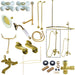 Kingston Brass Vintage Clawfoot Tub Package with Porcelain Cross Handles-Tub Faucets-Free Shipping-Directsinks.