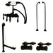 Kingston Brass Vintage Wall Mount Down Spout Clawfoot Tub Faucet Package-Tub Faucets-Free Shipping-Directsinks.