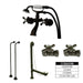 Kingston Brass Vintage Wall Mount Clawfoot Tub Faucet Package-Tub Faucets-Free Shipping-Directsinks.