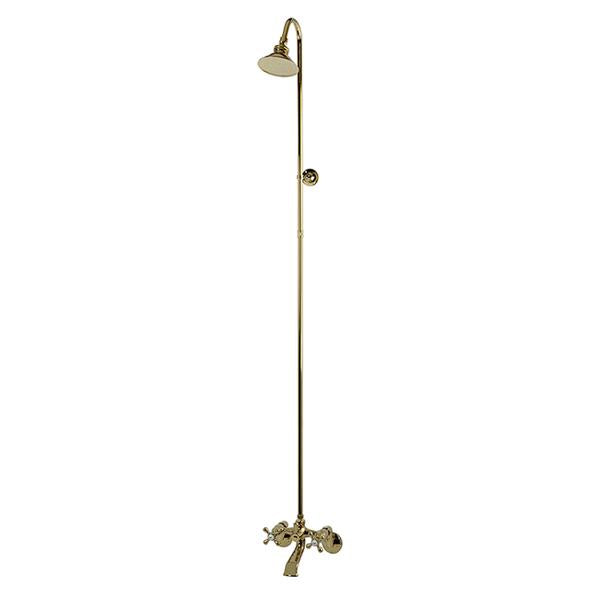 Kingston Brass Vintage Wall Mount Clawfoot Tub and Shower Package-Tub Faucets-Free Shipping-Directsinks.