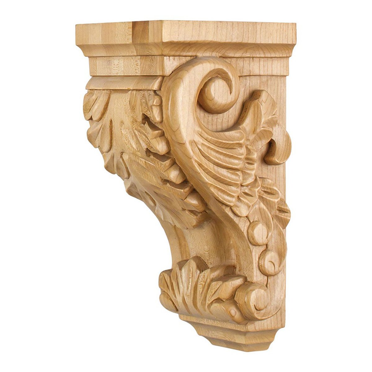 Hardware Resources 4-1/2" x 5" x 10" Small Cherry Acanthus Corbel-DirectSinks