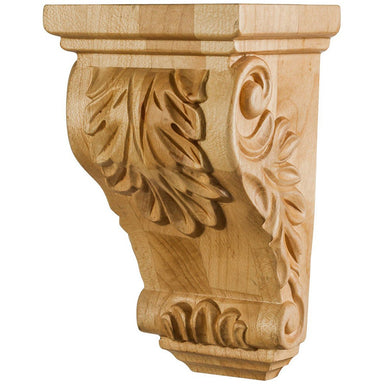 Hardware Resources 3" x 2-1/2" x 5" Small Alder Acanthus Corbel-DirectSinks